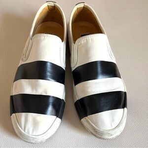 The Office Of Angela Scott The Hammonds Striped Sneakers